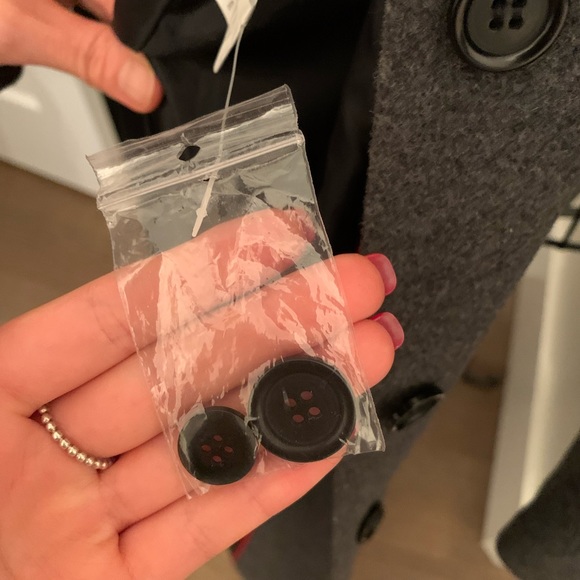 Redoute Dark Charcoal Grey Wool Coat - Picture 7 of 7